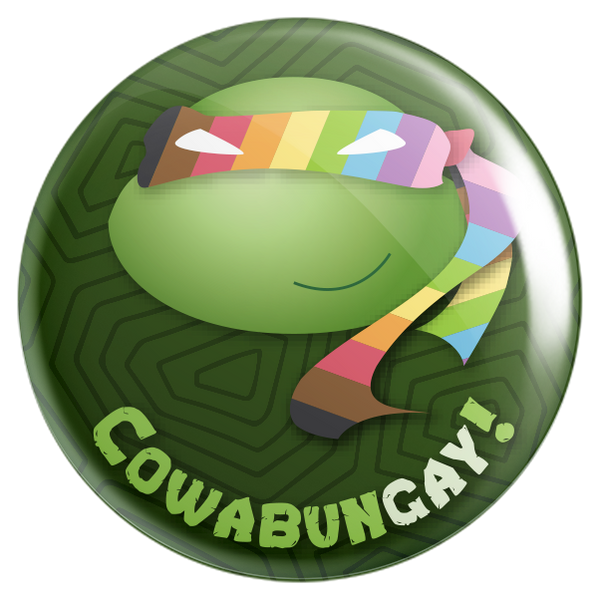 Cowabungay Button