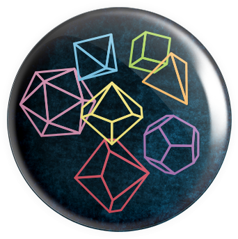 Polyhedraldice Button
